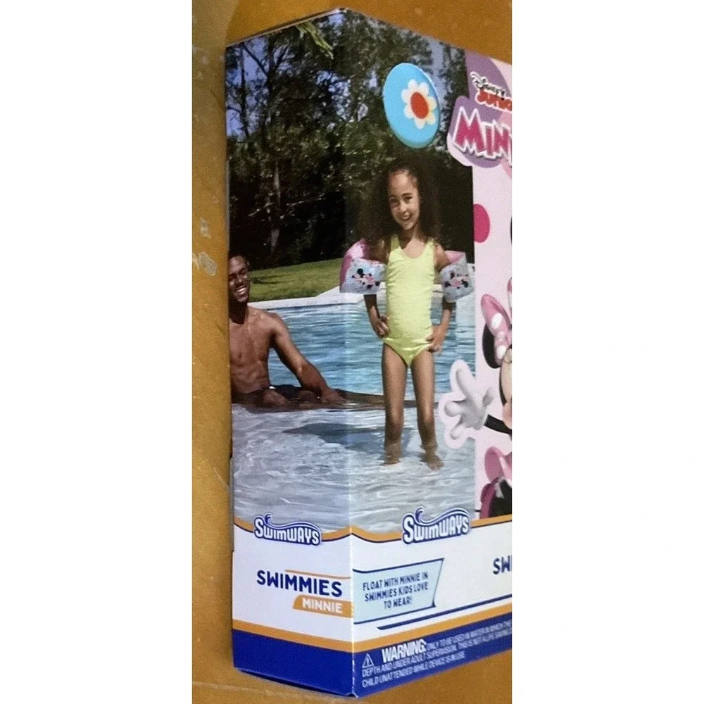 Swimway Disney Jr Minnie Mouse Swimming Pool Inflatable Arm Floats‎ Floaties